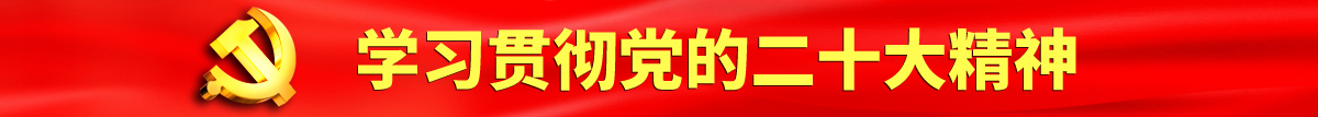 日操逼逼认真学习贯彻落实党的二十大会议精神